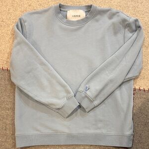 Women's Light Blue Organic Cotton Sweatshirt